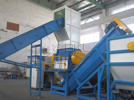 PP HDPE Pet Flakes Washing Machine 500kg H Plastic Scrap Dryer Machine
