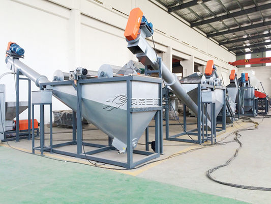 Stainless Steel 300kg/H PET Recycling Line Waste Plastic