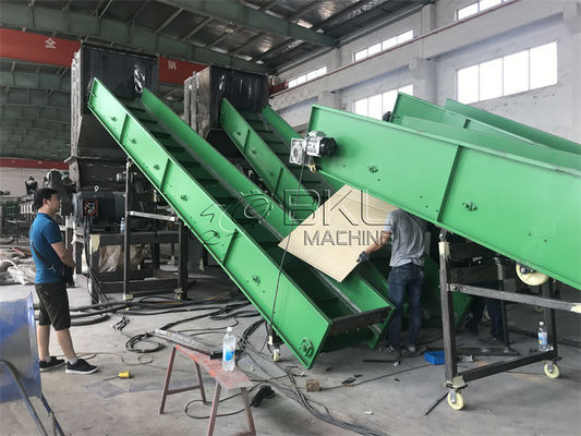 PP Raffia Film Plastic Bag Washing Machine Wet Crushing 1000kg/H