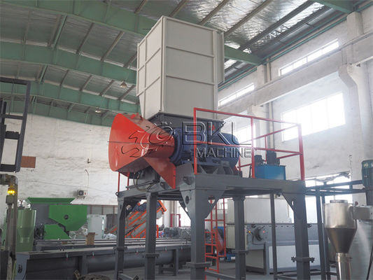PP PE Plastic Film Granulator 300kg H Plastic Pet Bottle Crushing Machine